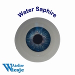 631400 - Eyes : Polyglass ogen  Water Saphire -Soon available