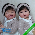 300360 - Dollkit 28  - Twin - Lin Lin + Min Min - € 299,00 - Pre Order